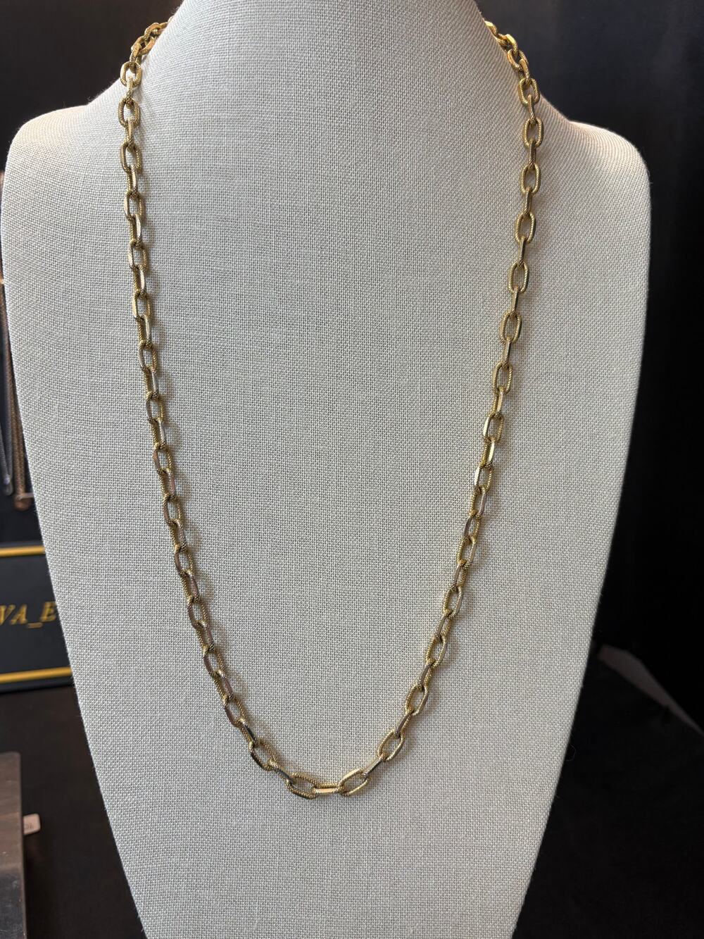 One Direction Gold Tone Chunky Chain Necklace Direction One Preowned
